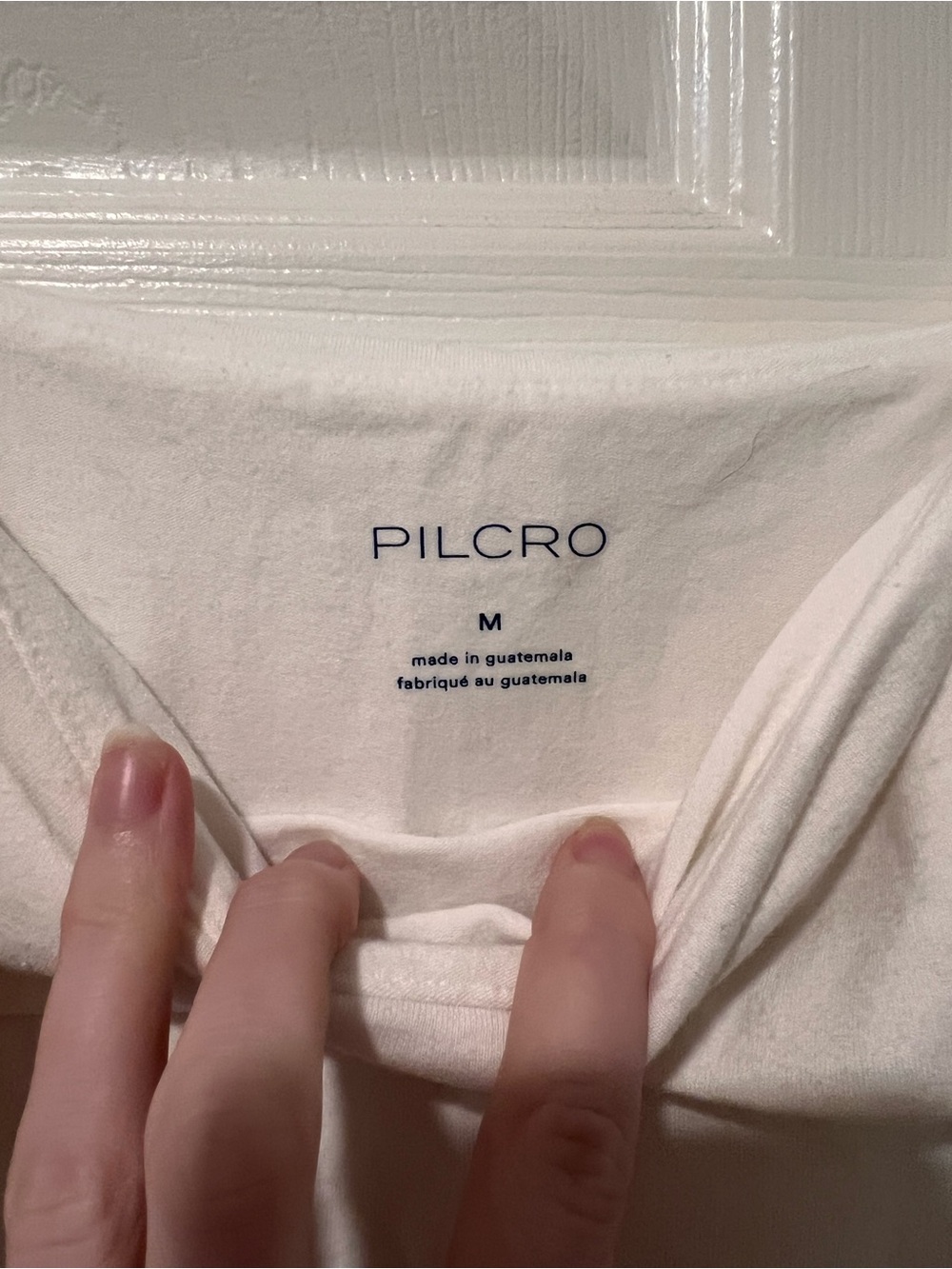 Pilcro White Ruffle-Overlay tank top - Picture 3 of 3
